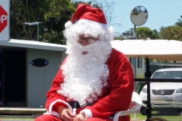 Santa Clause performer