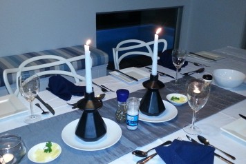 fine dinning candles