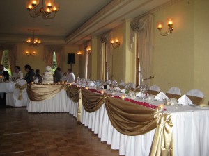 Wedding reception