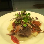 Main course with patte